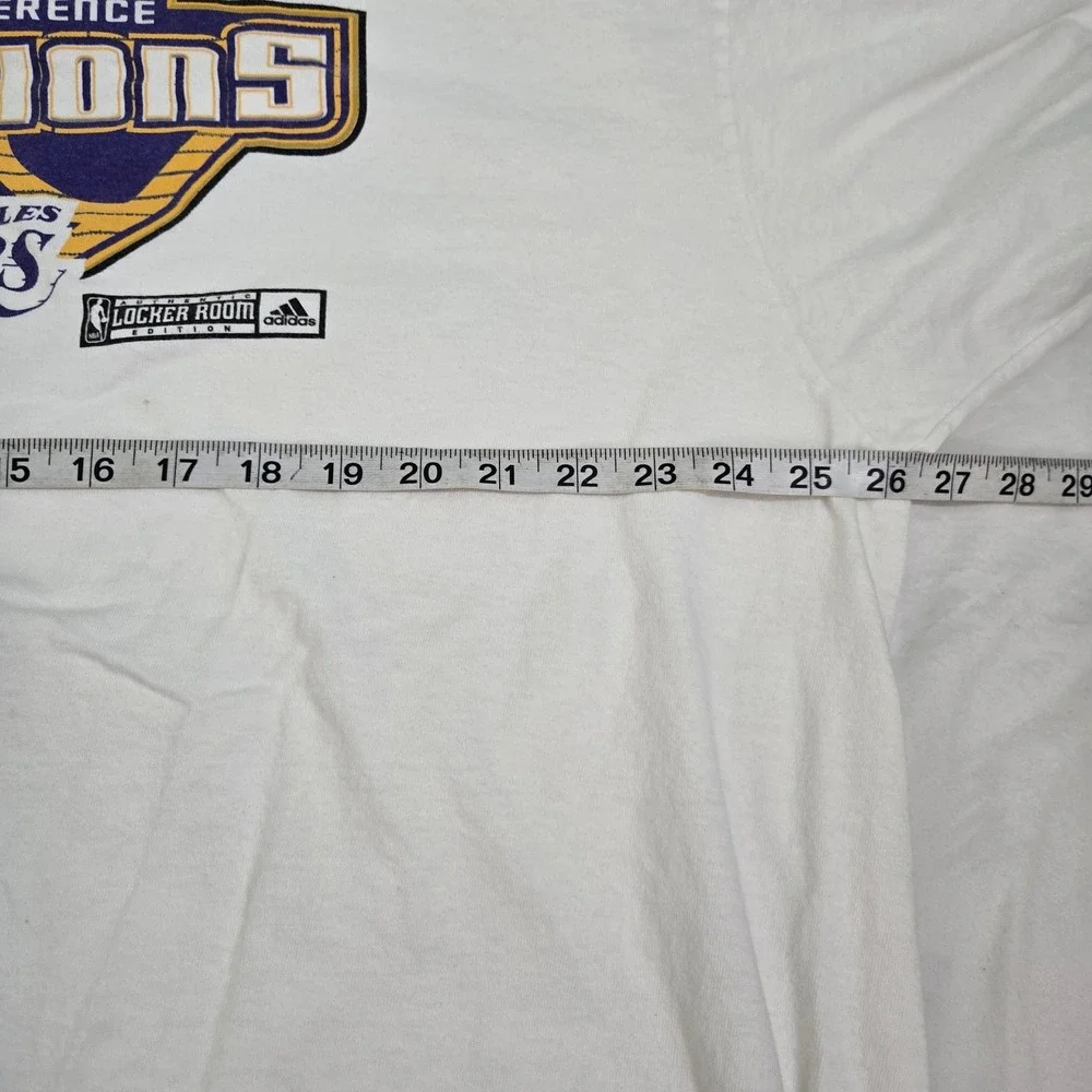 adidas LA‎ Lakers 2009 Western Conference Champions Locker Room T Shirt Mens 2XL